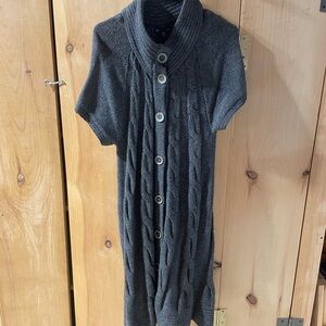 Gap gray long cardigan